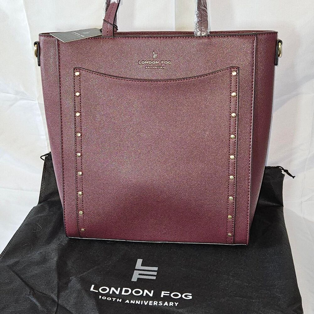 London-fog Women's Burgundy Bag